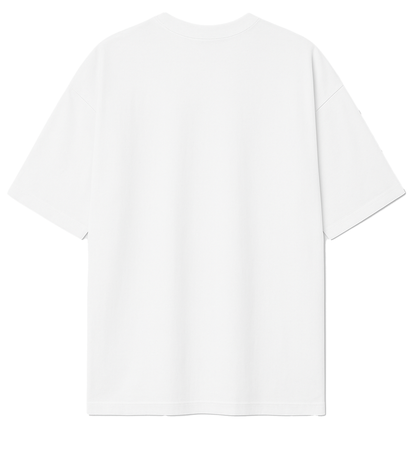 White Cotton Oversized T-Shirt