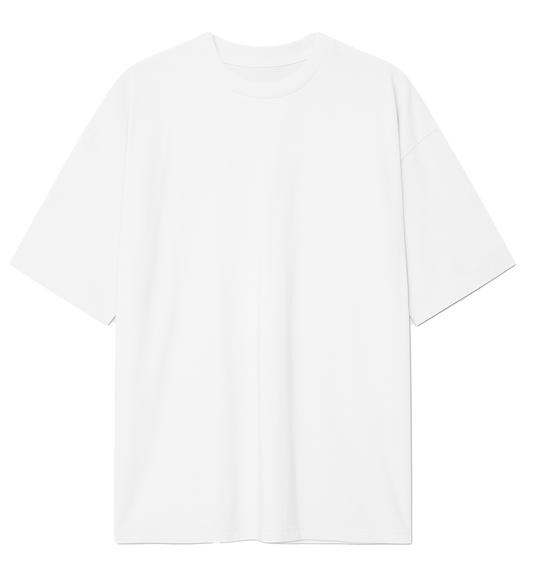 White Cotton Oversized T-Shirt