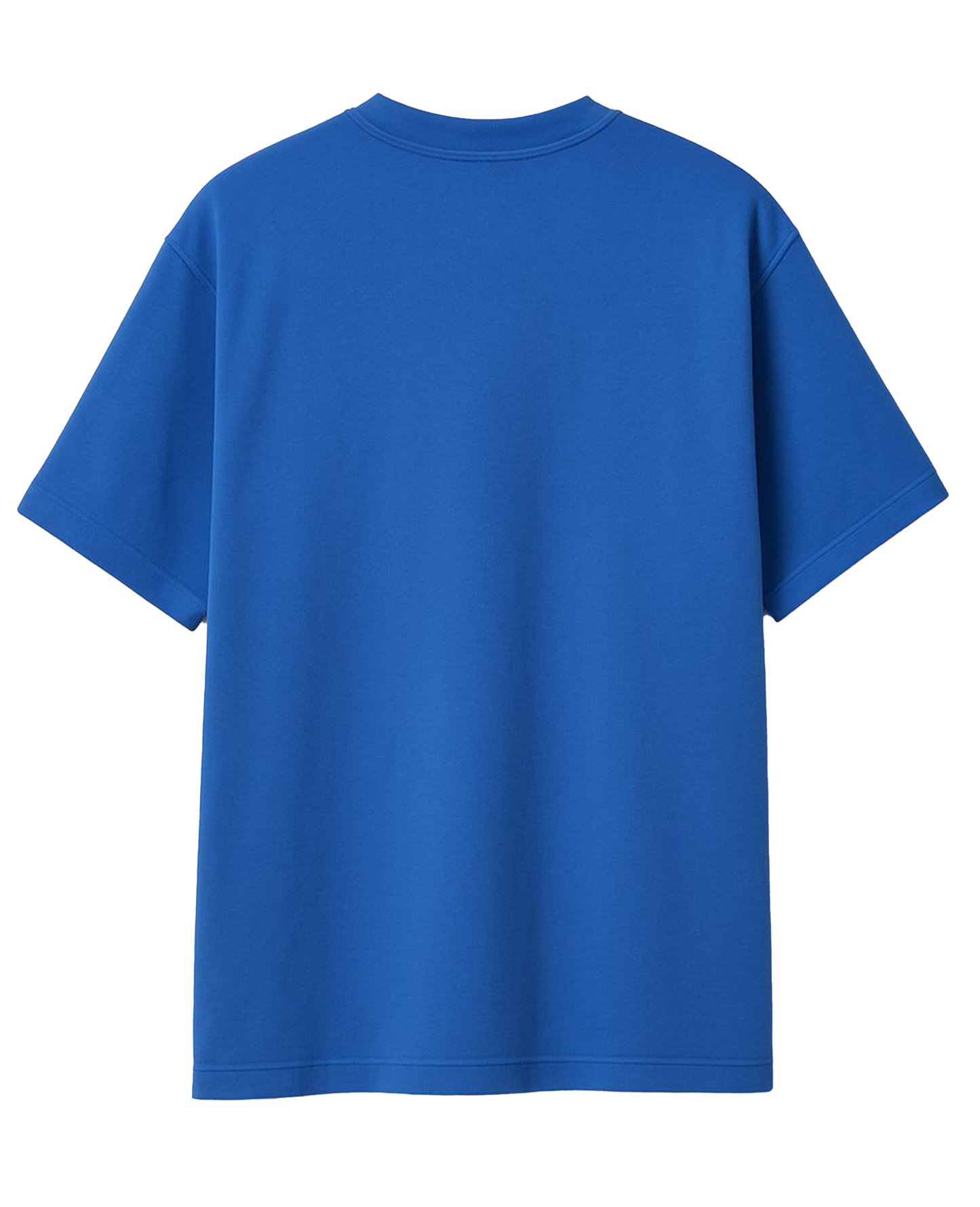 Blue Cotton Oversized T-Shirt