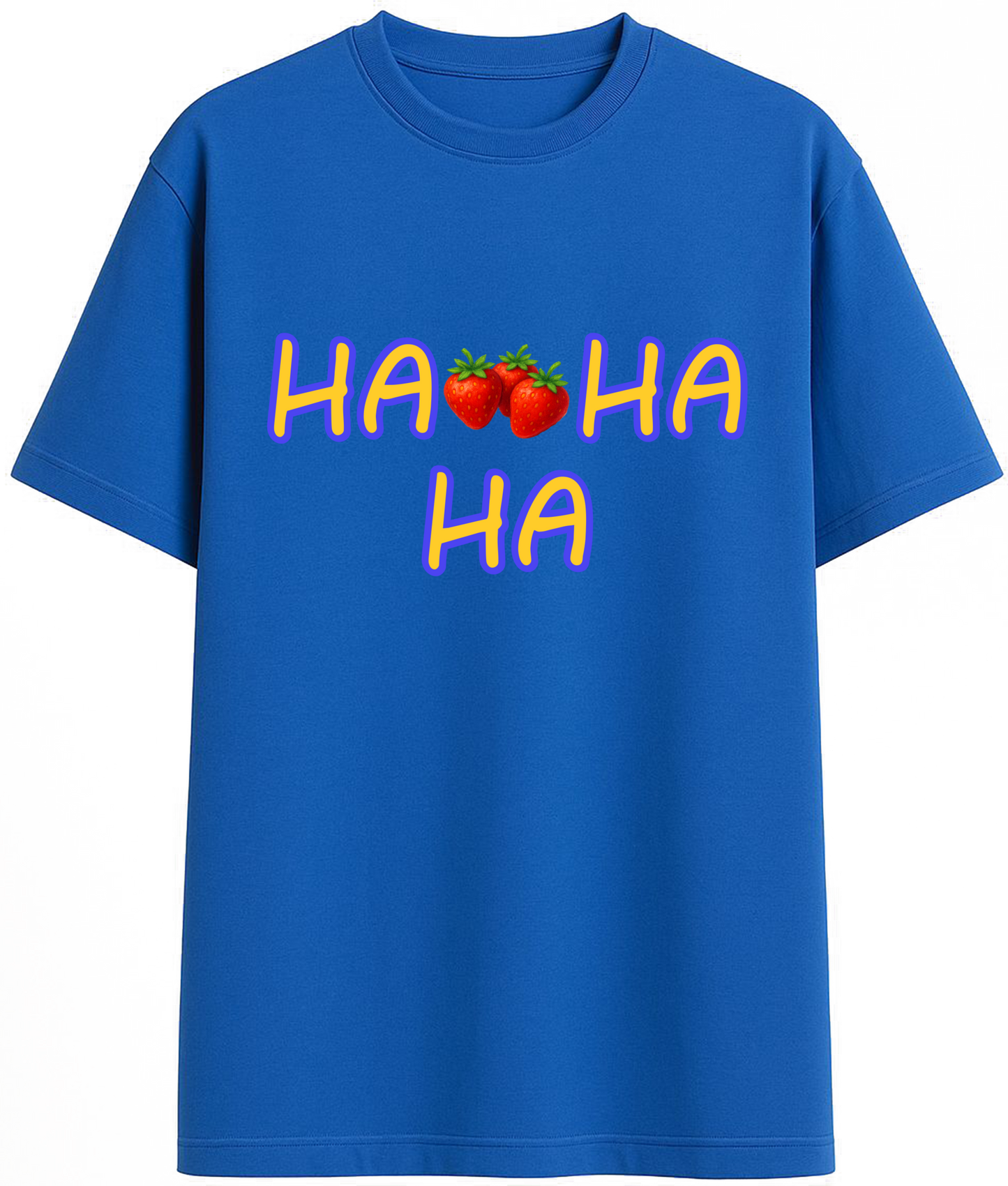 A tee that says fun louder than words HA🍓HA.