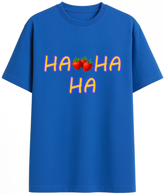 A tee that says fun louder than words HA🍓HA.