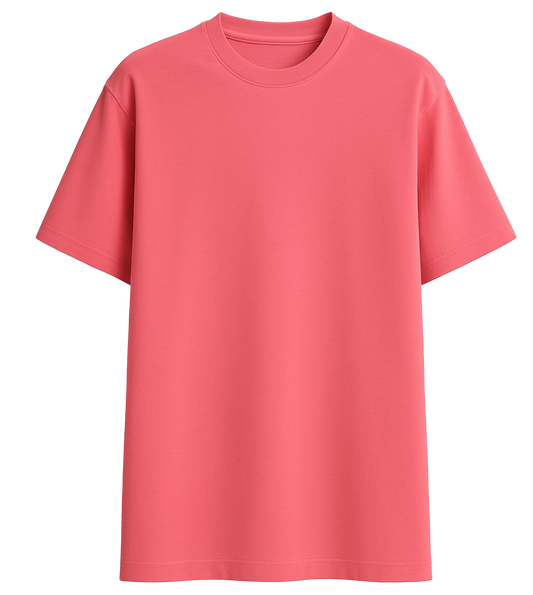 Pink Cotton Oversized T-Shirt