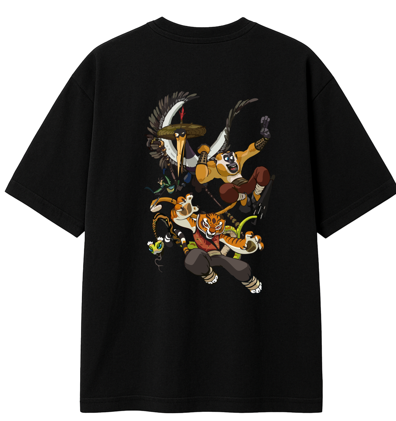 Comfy tee, kung fu energy